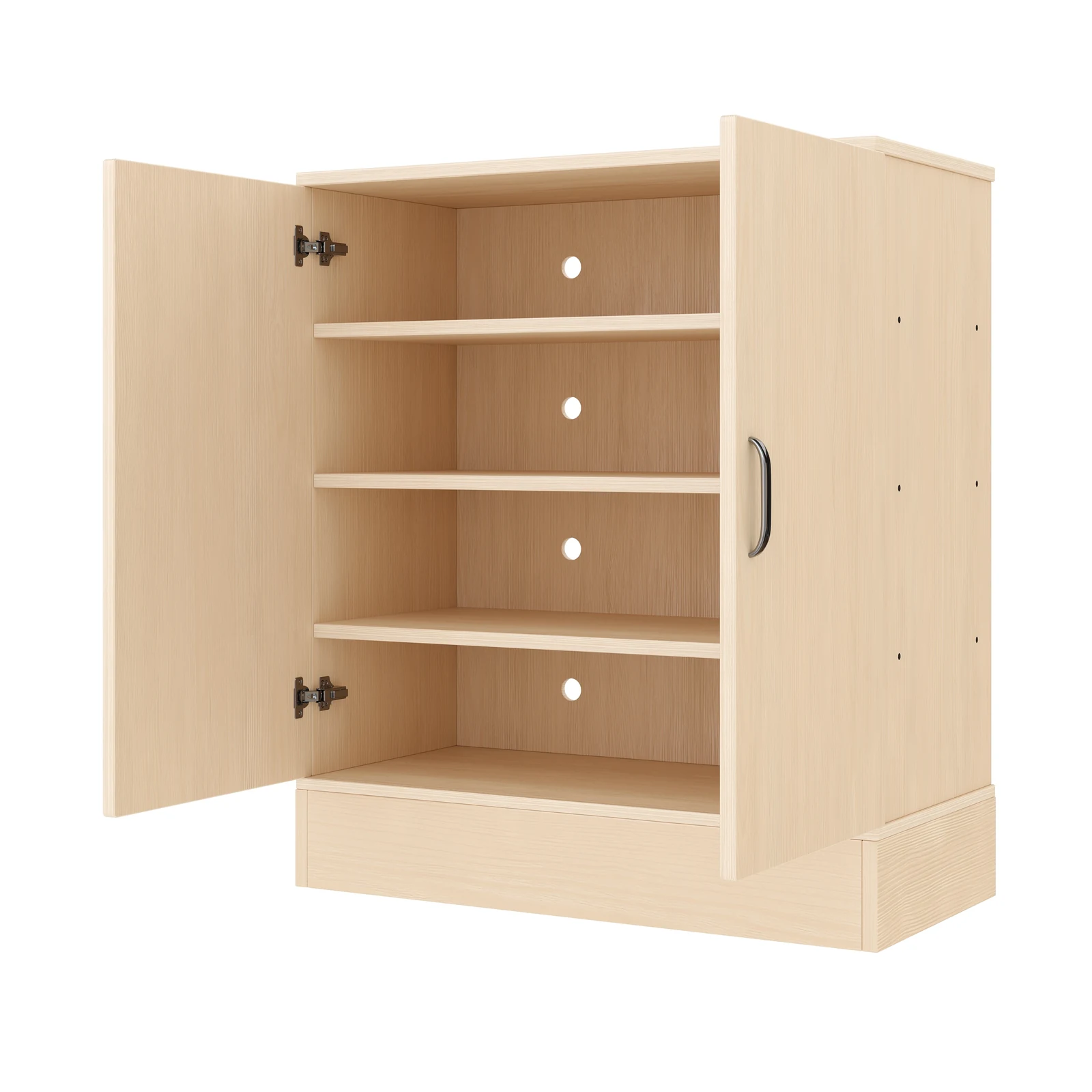 Armario de Estante 79-80, 2 Puertas (con zócalo de madera) – KB1-DG25216-30-S_04