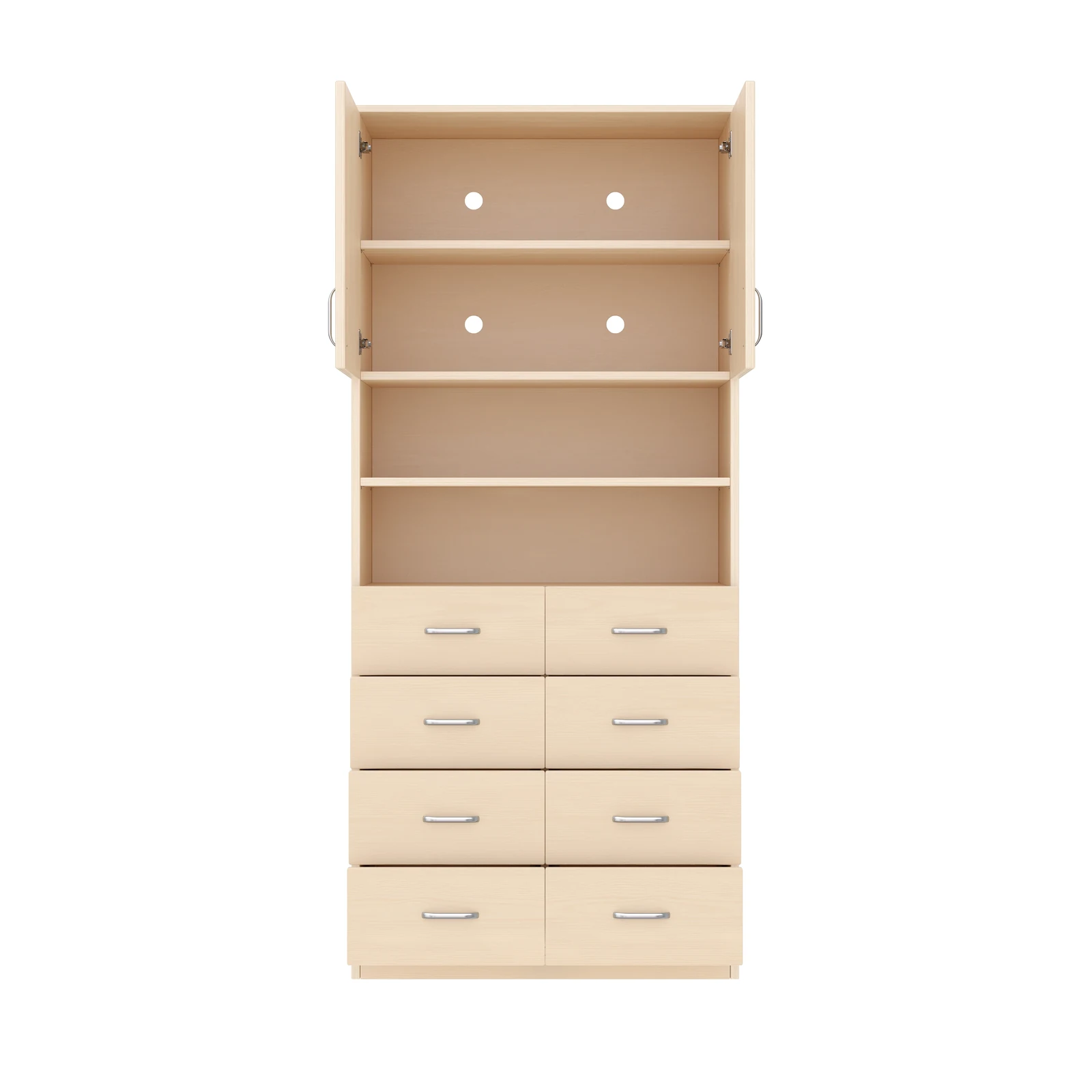 Armoire à Rayonnages 180-80, 4 Portes, 8 Tiroirs – KB1-DG25239-30-F_06