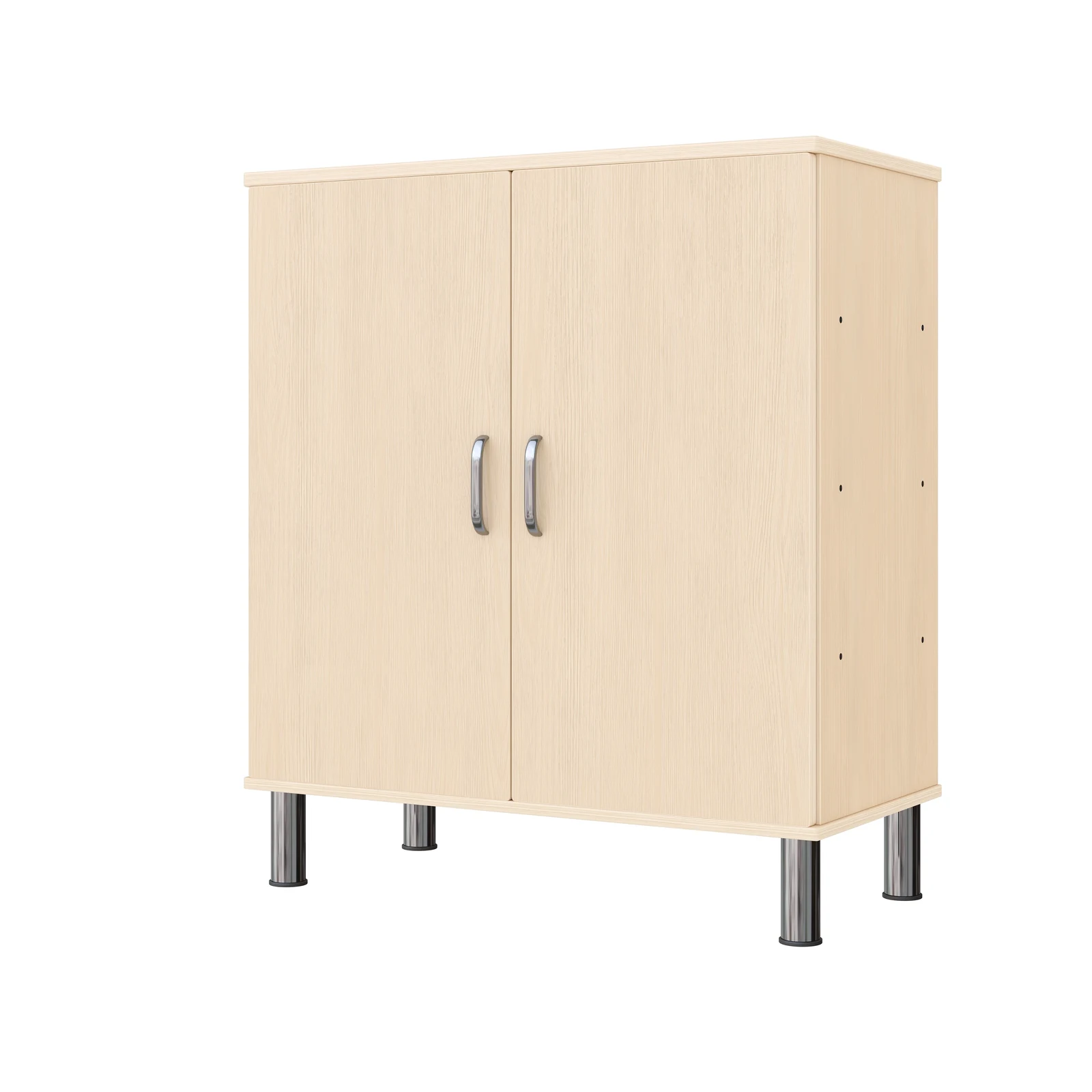 Armoire à Rayonnages 79-80, 2 Portes (avec pieds de socle réglables) – KB1-DG25216-30-MF_01