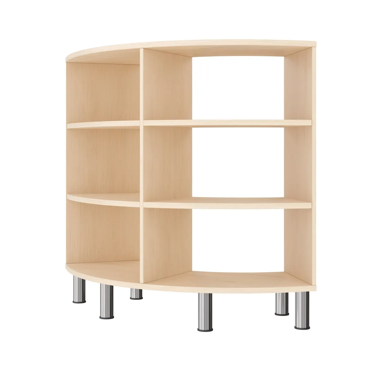 Étagère en Quart de Cercle 79-100 (avec pieds de socle réglables) – KB1-DG25021-30-MF_01