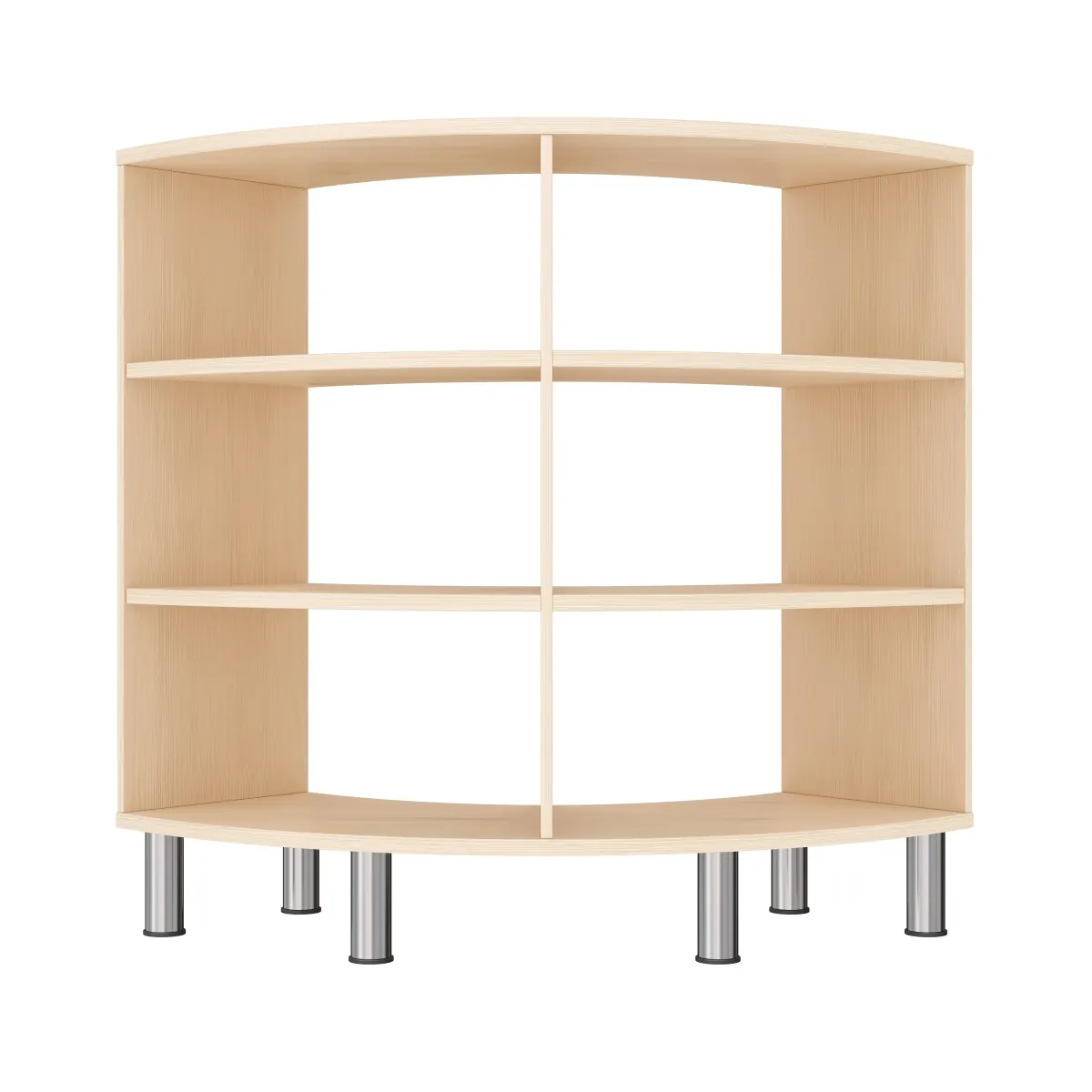 Étagère en Quart de Cercle 79-100 (avec pieds de socle réglables) – KB1-DG25021-30-MF_02
