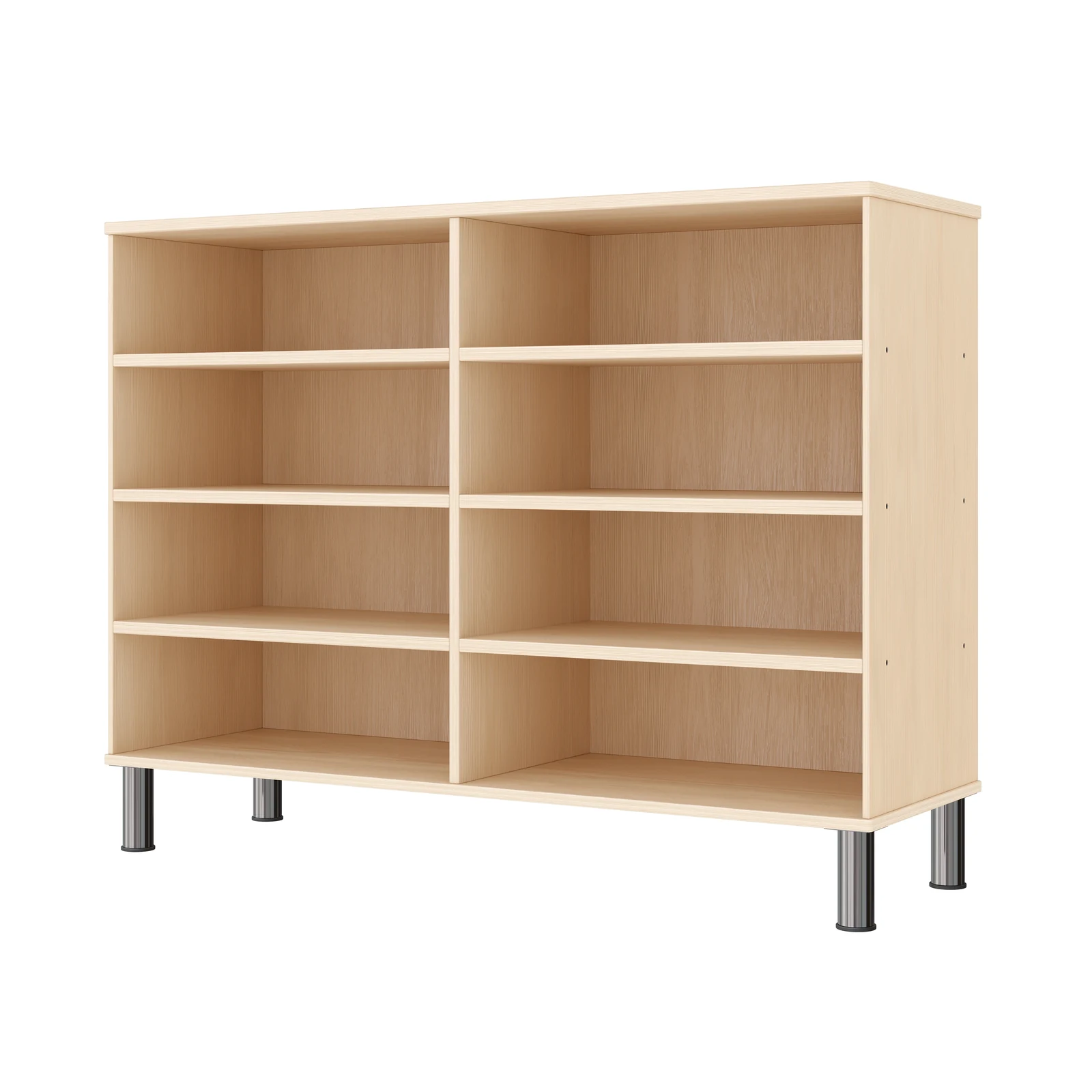 Armoire à Rayonnages 79-120, 8 Compartiments (avec pieds de socle réglables) – KB1-DG25218-30-MF_01
