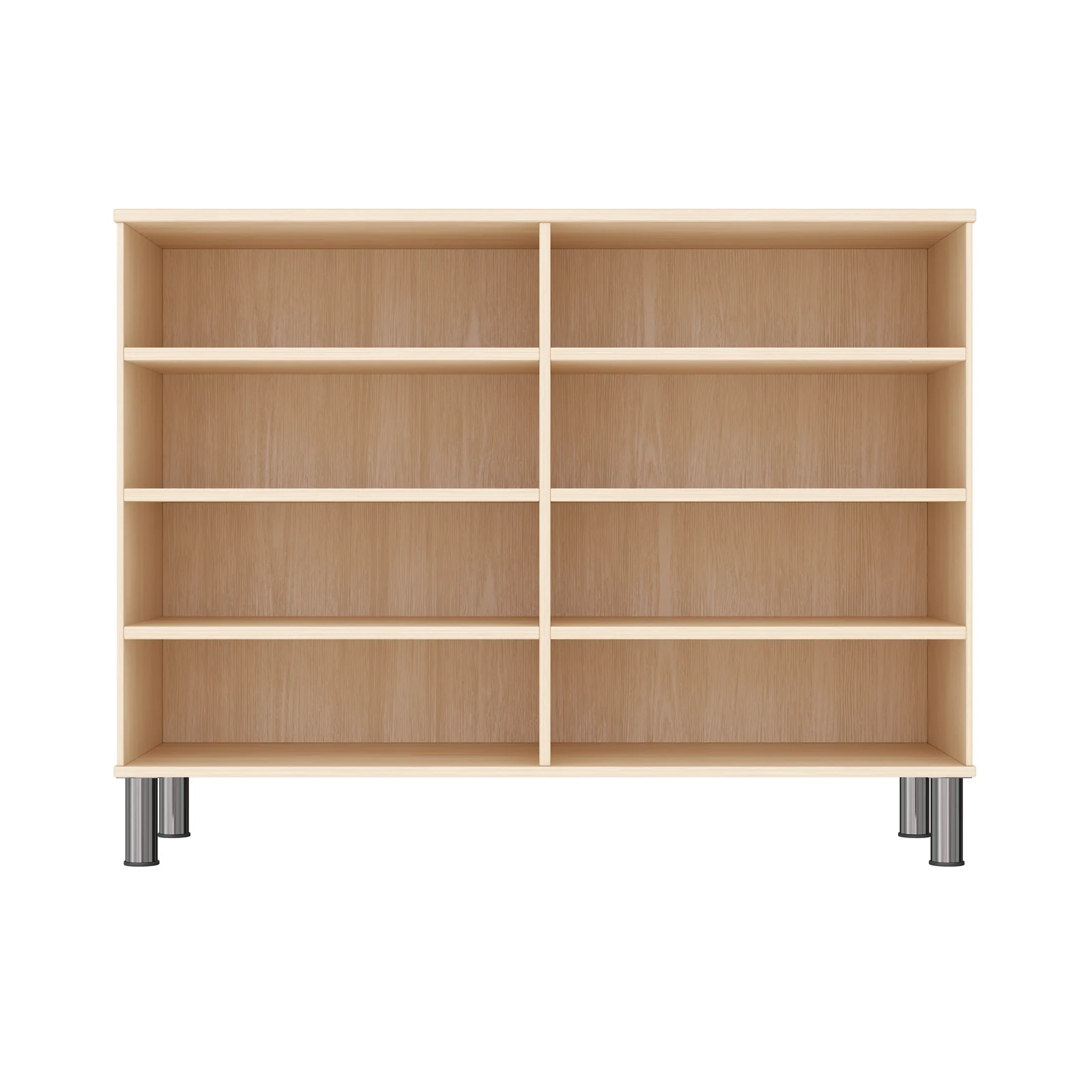 Armoire à Rayonnages 79-120, 8 Compartiments (avec pieds de socle réglables) – KB1-DG25218-30-MF_03