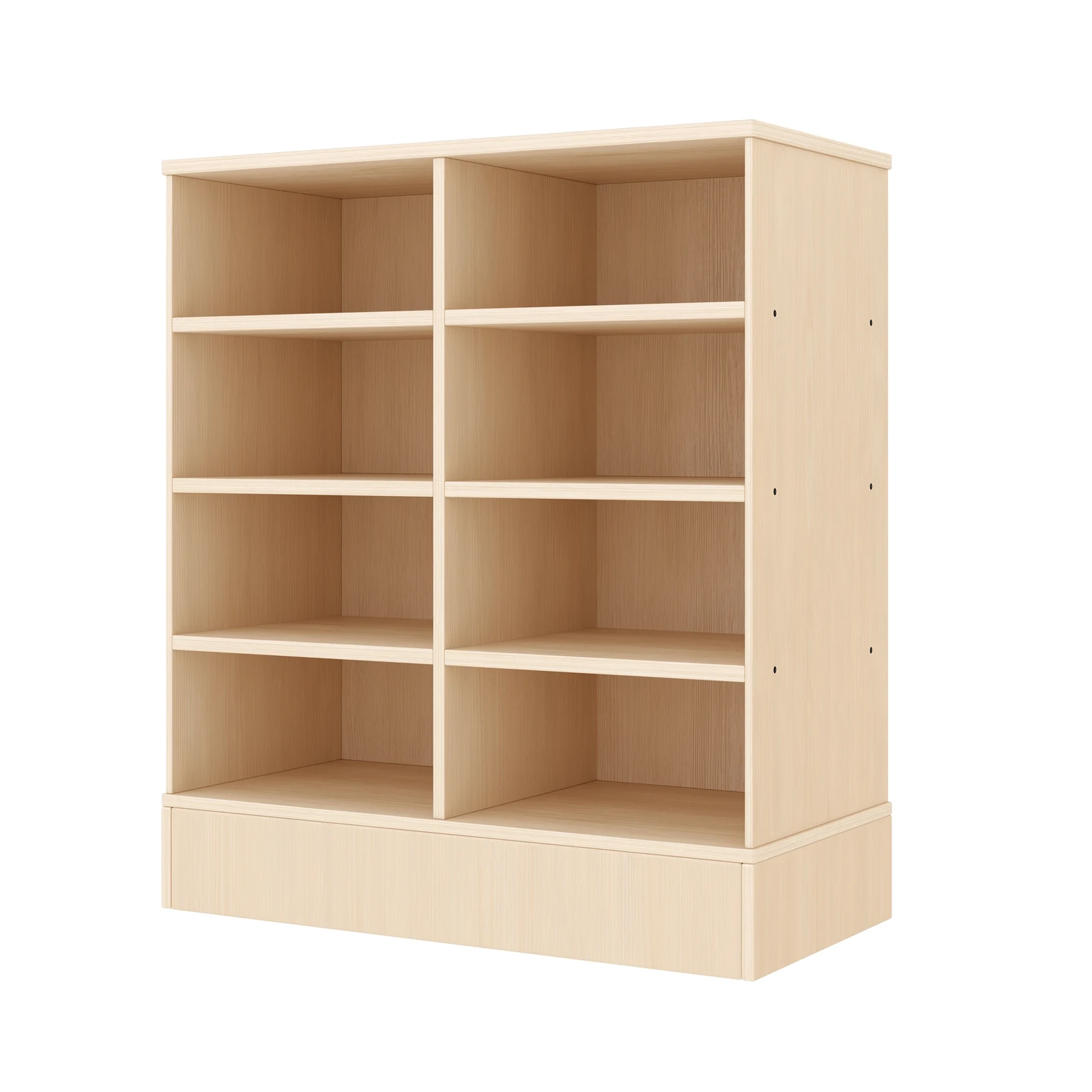 Armario de Estante 79-80, 8 Compartimentos (con zócalo de madera) – KB1-DG25212-30-S_01