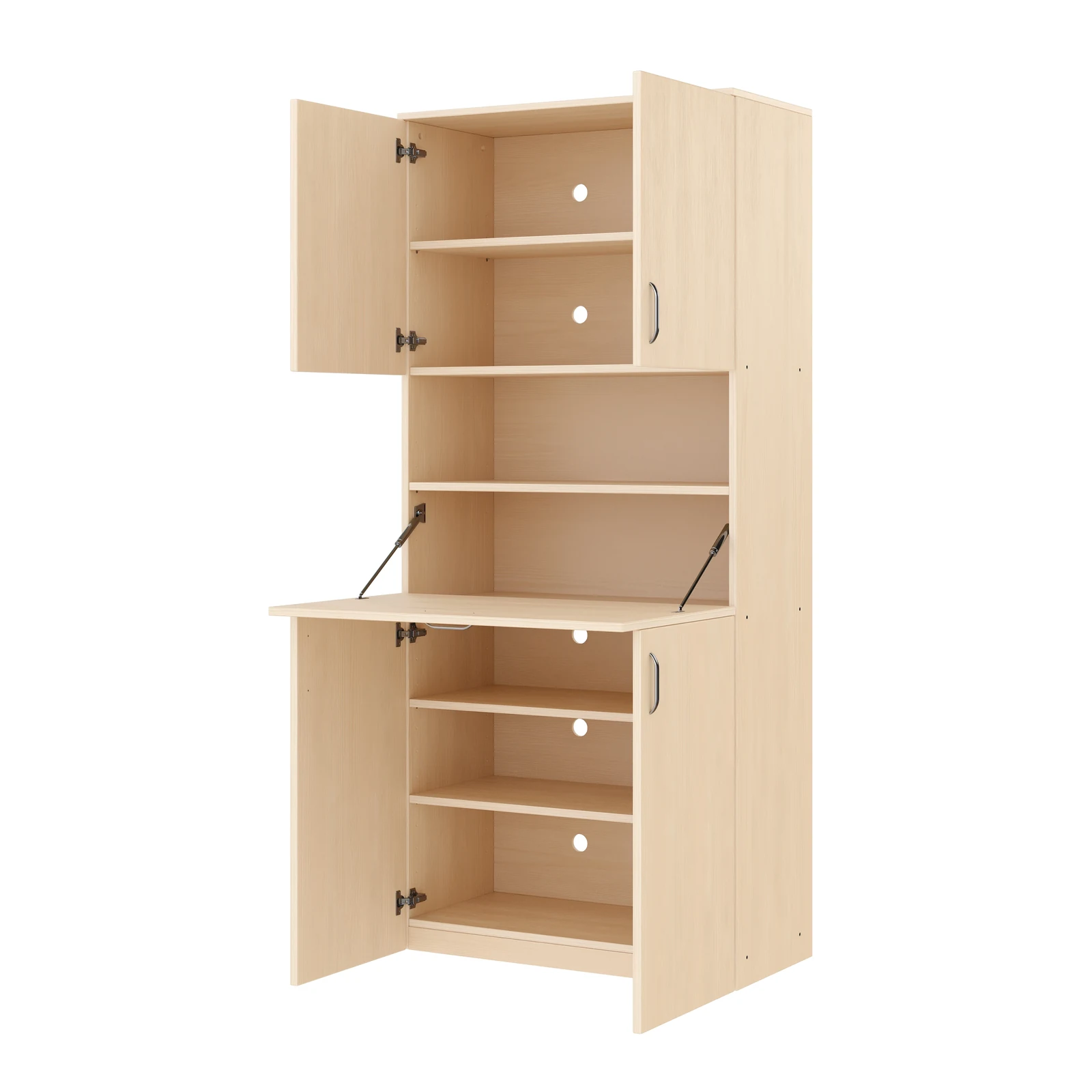 Armoire à Rayonnages 180-80, 5 Portes – KB1-DG25240-30-F_04