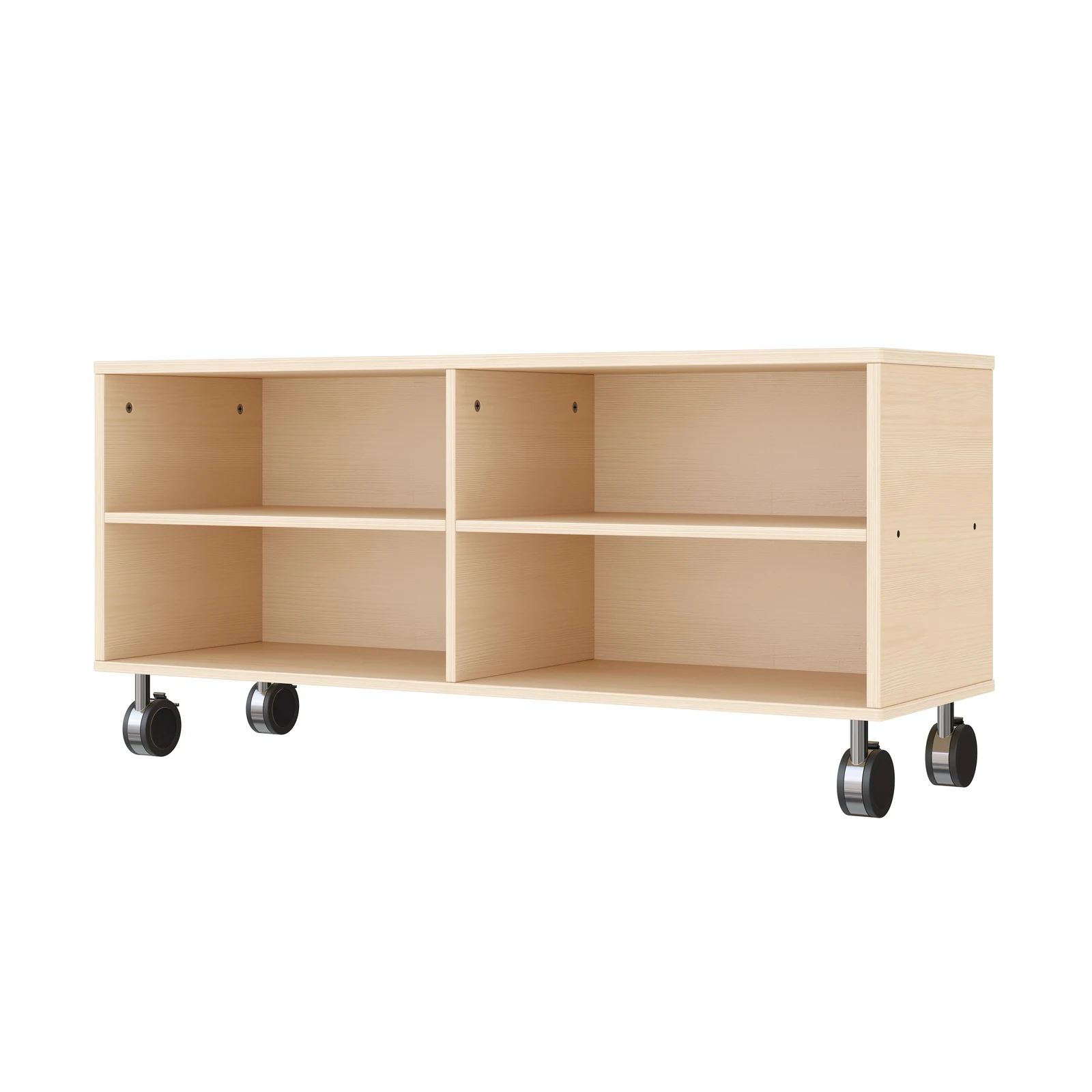Double Armoire à Rayonnages 44-120 (avec roulettes équipées de freins de stationnement) – KB1-DG25204-30-R_01