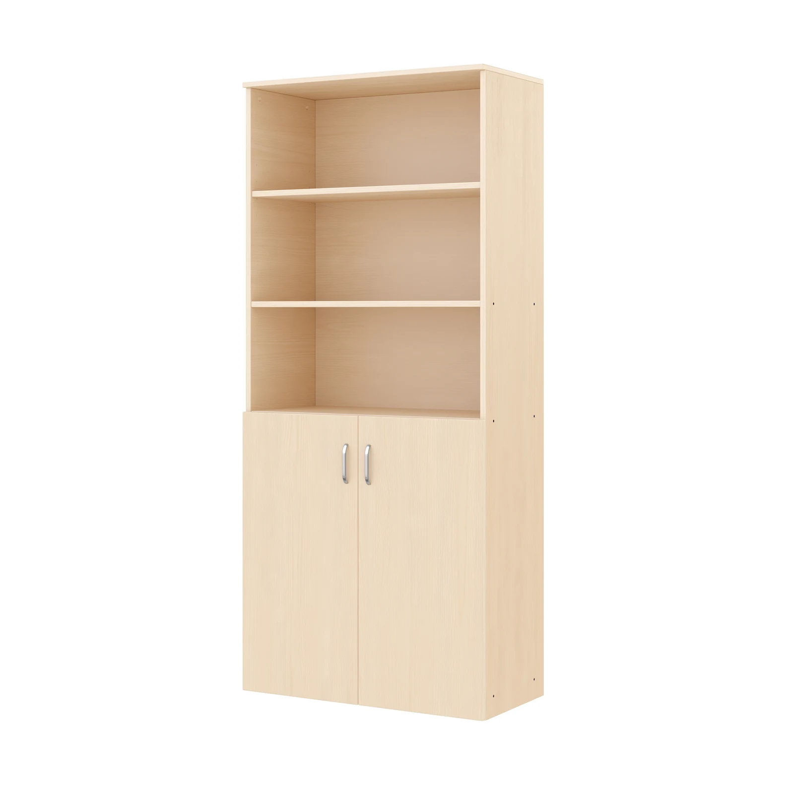 Armoire à Rayonnages 180-80, 2 Portes en Bas – KB1-DG25236-30-F_01