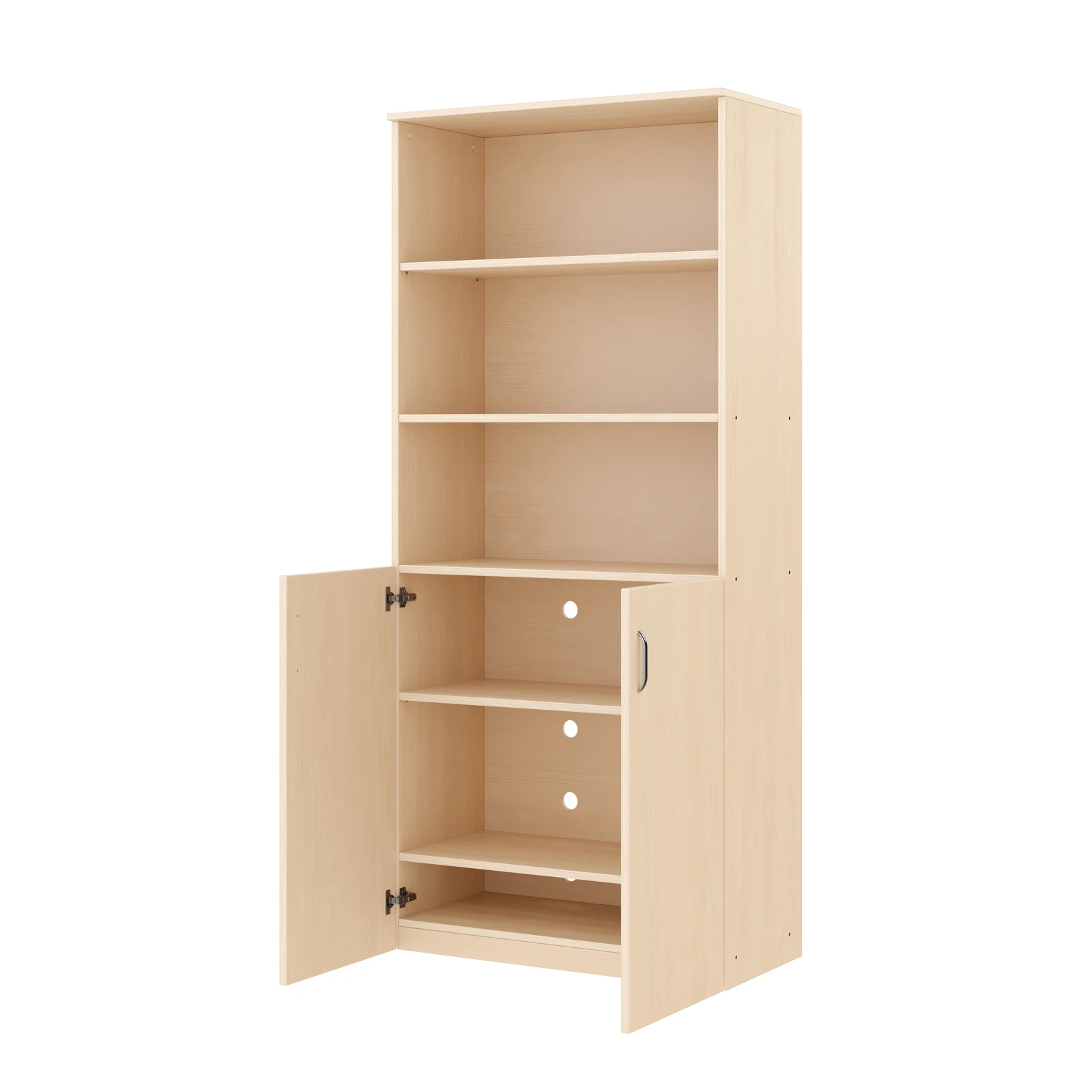 Armoire à Rayonnages 180-80, 2 Portes en Bas – KB1-DG25236-30-F_04