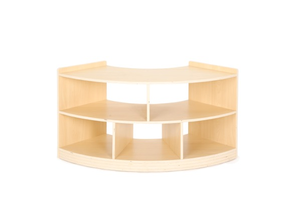 Étagère séparatrice Owlaf en quart de cercle avec 5 compartiments – KB1-AZ12010-V04-F_01