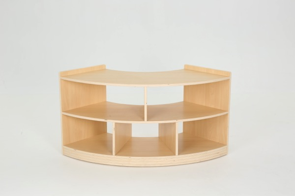 Étagère séparatrice Owlaf en quart de cercle avec 5 compartiments – KB1-AZ12010-V04-F_02