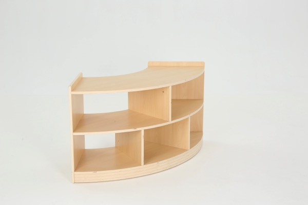 Étagère séparatrice Owlaf en quart de cercle avec 5 compartiments – KB1-AZ12010-V04-F_03