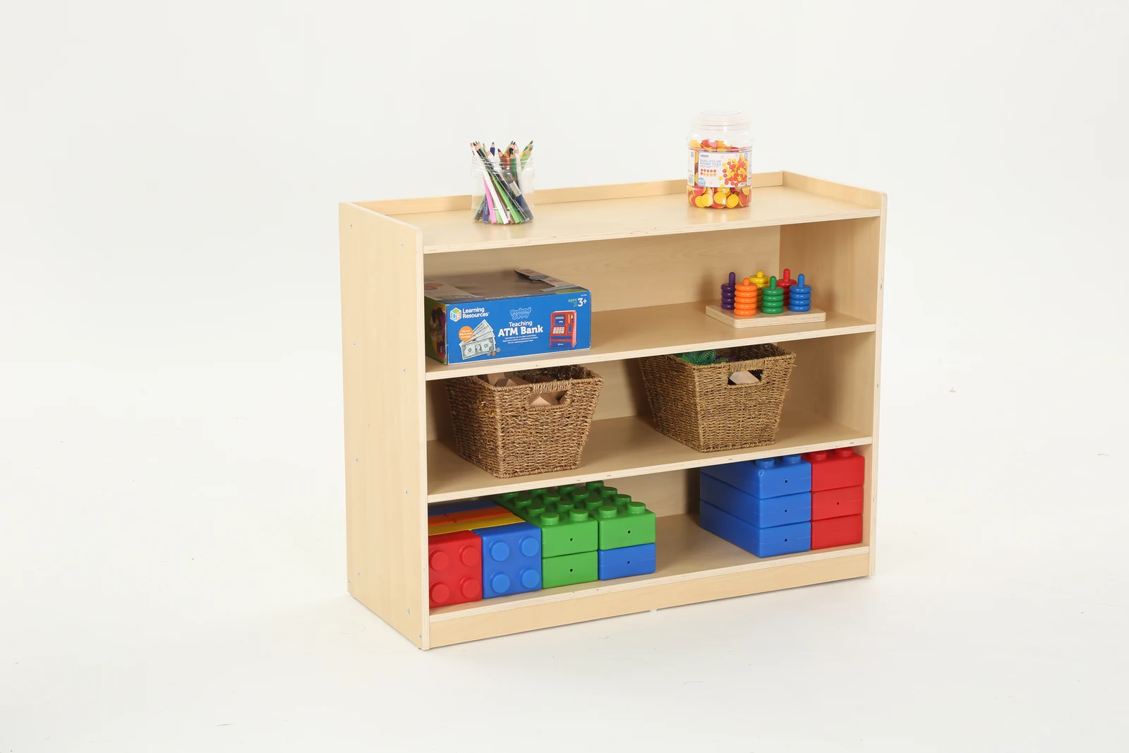 Étagère Owlaf avec panneau arrière, 3 tablettes – KB1-AZ12033-V03-F_04