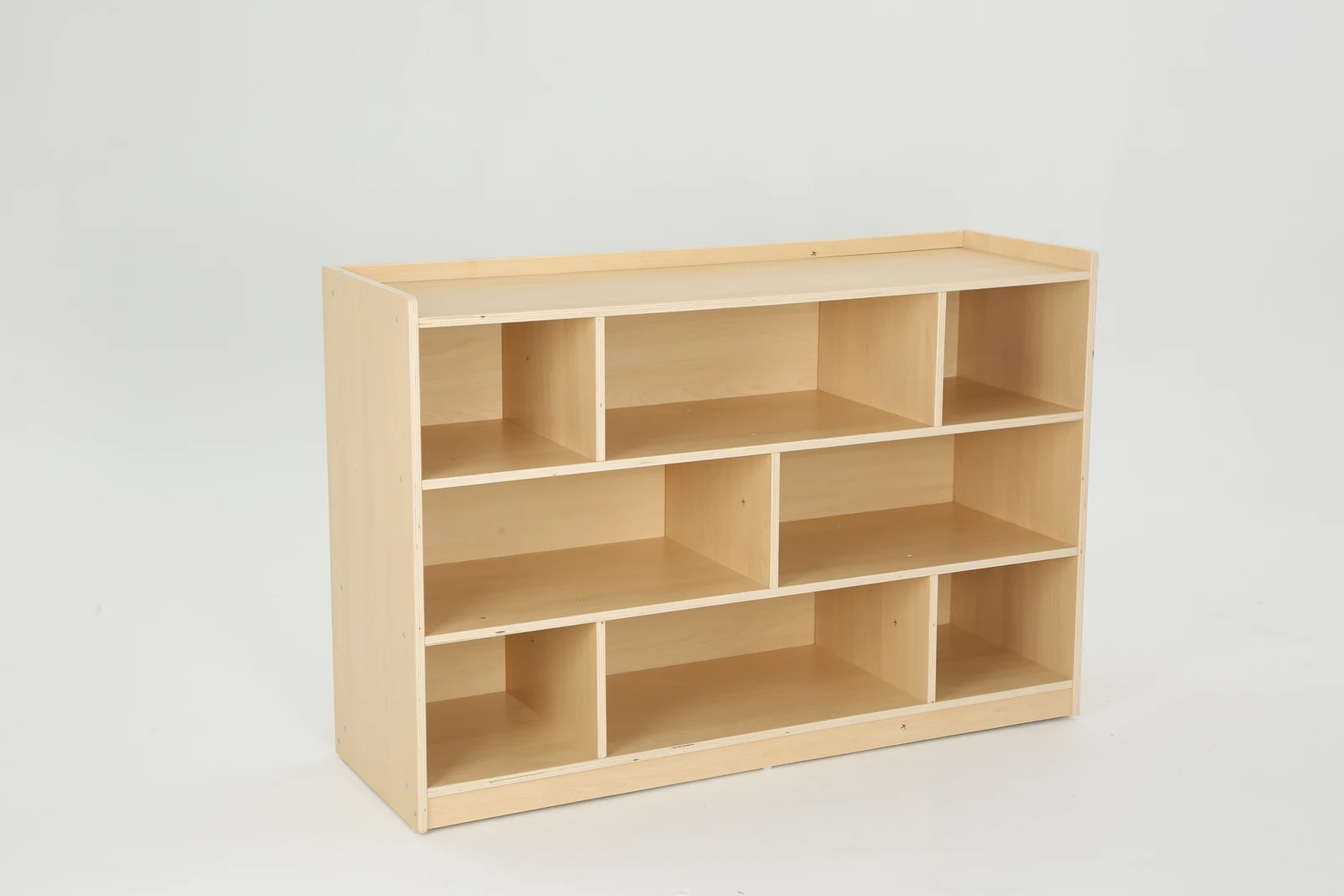 Armoire à Rayonnages à Dos Fermé, 8 Compartiments, 3 Rayons – KB1-AZ12074-V03-F_01