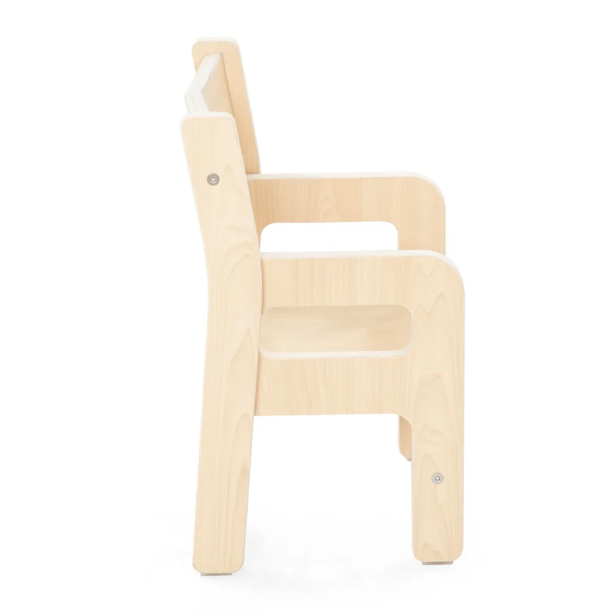 Sedia Ole, altezza della seduta 26 cm, con braccioli – KB5-AZF26-30_02