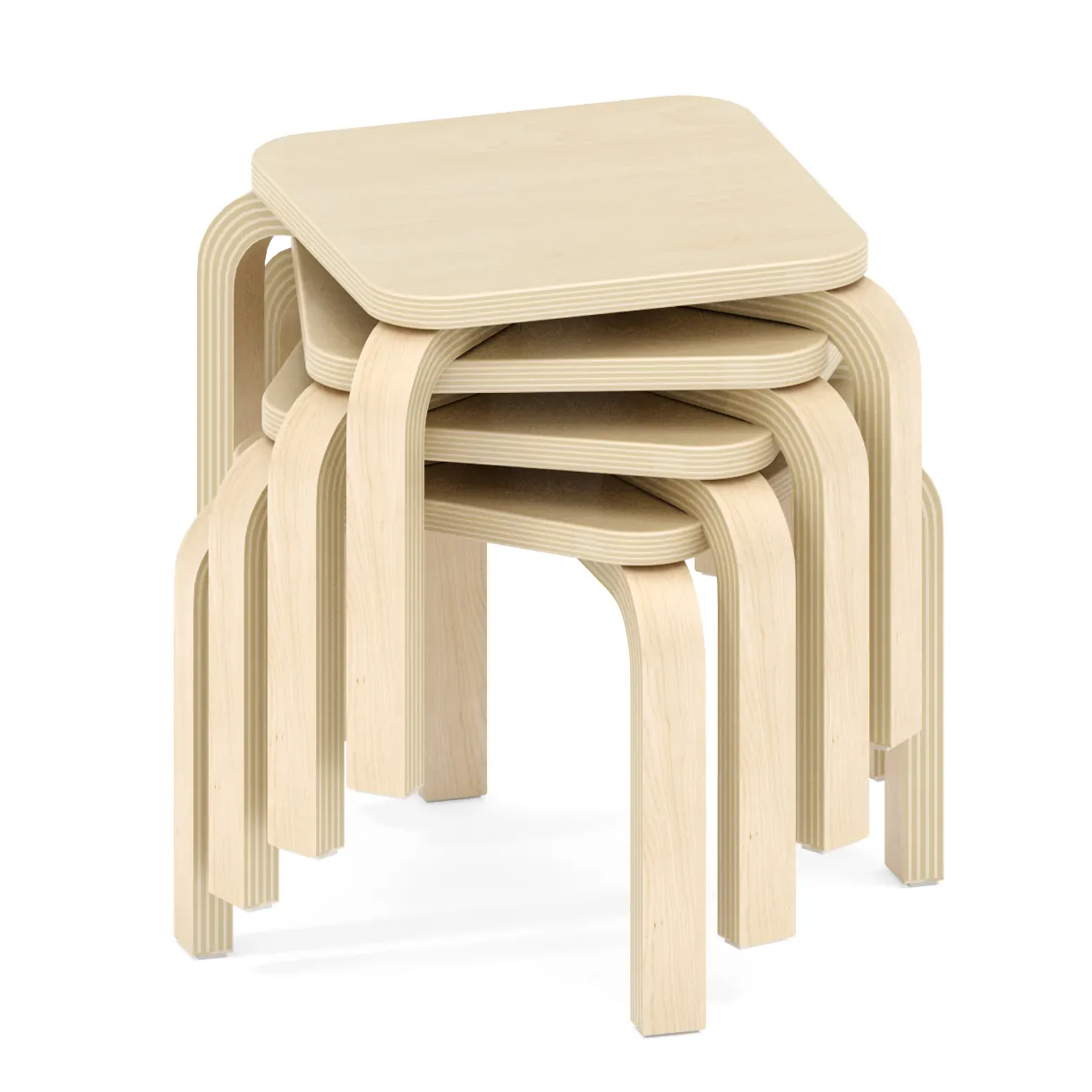 Sgabello impilabile «Ola» – altezza della seduta 26 cm – KB5-SK213-A_02