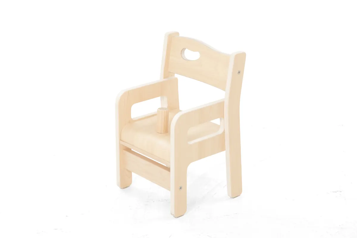 Chaise Ole, hauteur d'assise 18 cm, avec accoudoir et entre-jambes – KB5-AZ1A18-30_02