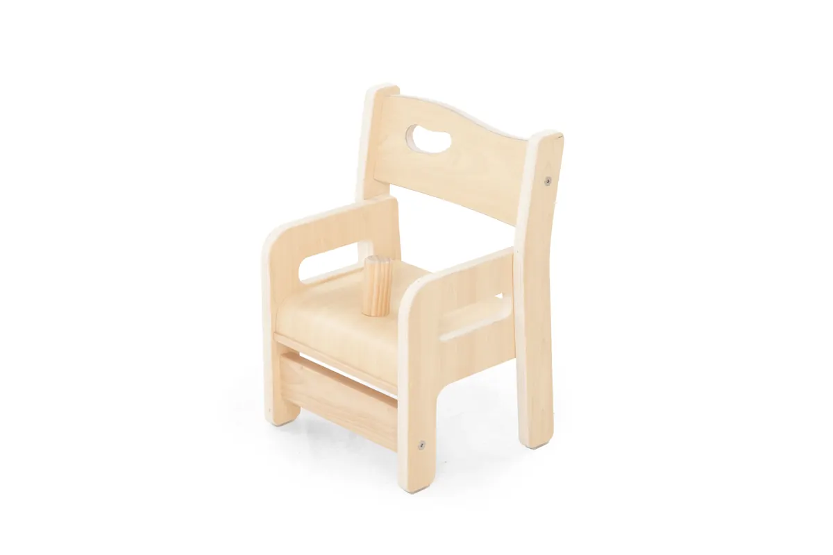 Silla Ole, altura del asiento 21 cm, con reposabrazos y postes – KB5-AZ1A21-30_03
