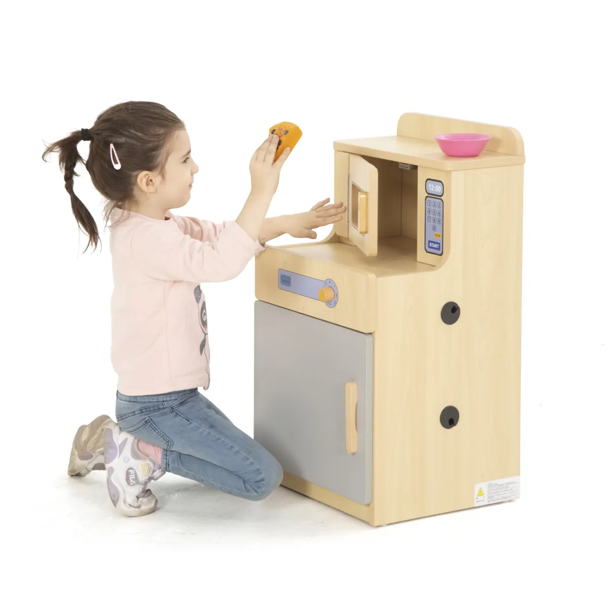 Cucina da Gioco a 4 Elementi – Frigorifero / Forno a Microonde – KB1-BK002A_02