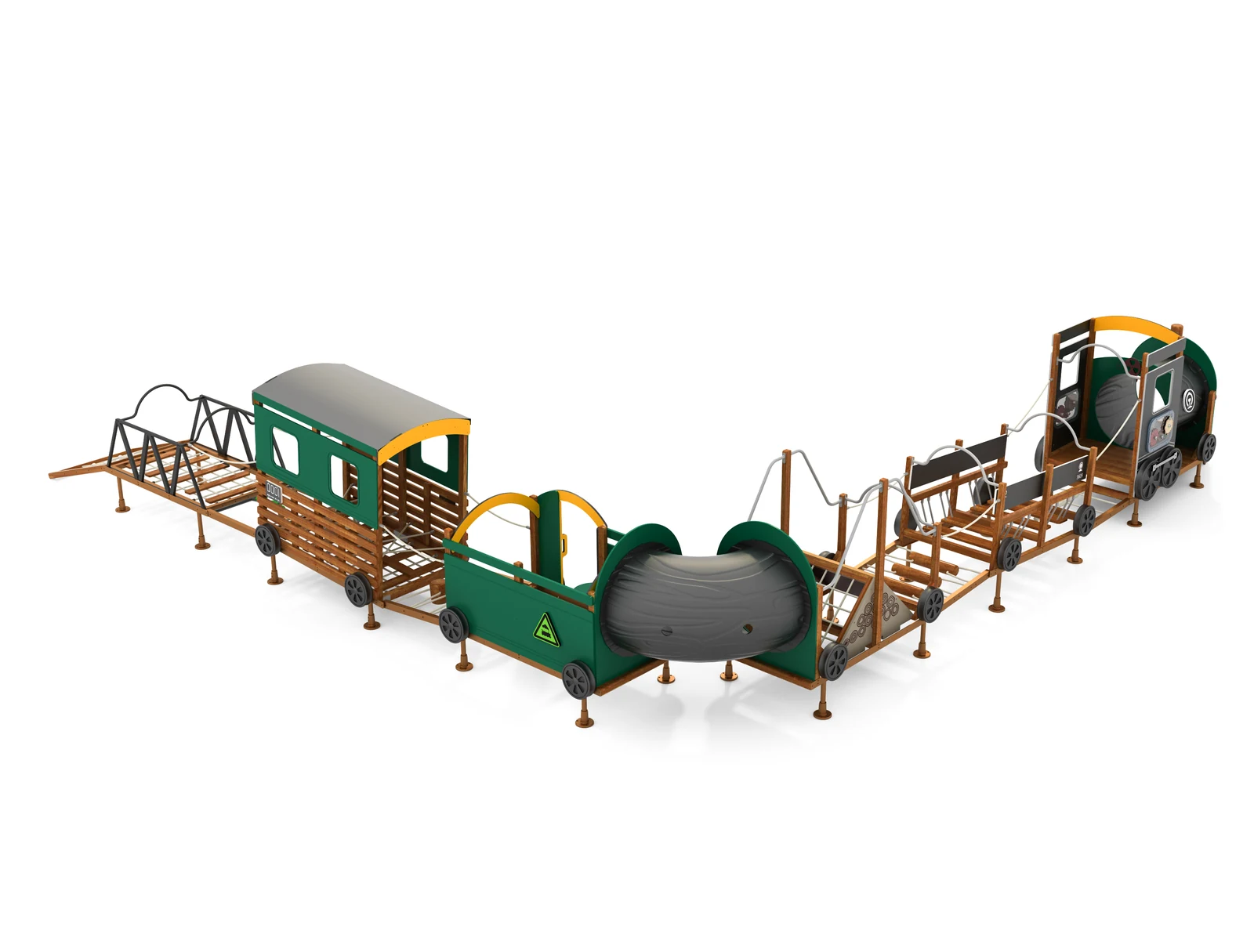 Ferrocarril, 12 piezas – con túnel de gateo – HW1-S353-V01-A_01
