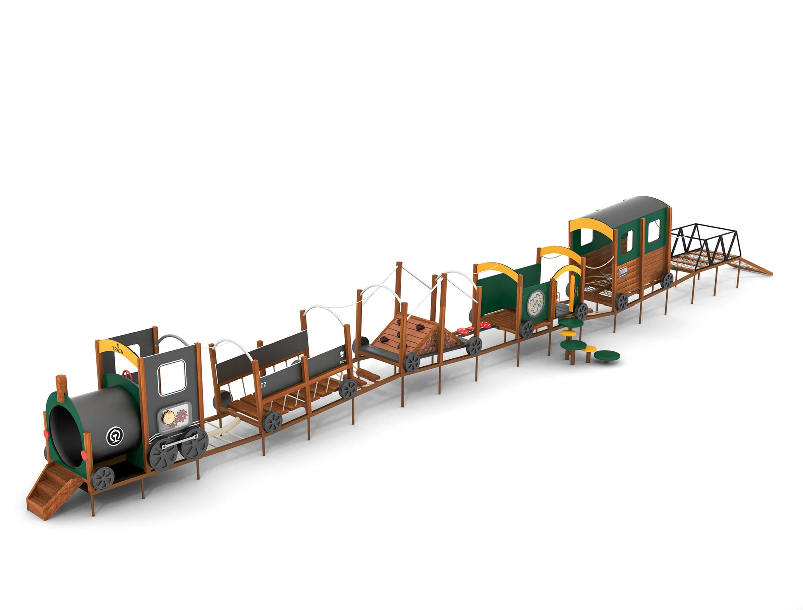 Trenino, 12 pezzi – senza tunnel per gattonare – HW1-S352-V01-A_01