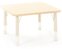 Table « Owlaf », carrée, réglable en hauteur (39–61,5 cm), pieds beiges – Screenshot 2026-02-11 102125