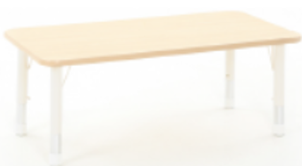 Table « Owlaf », rectangulaire, 60 cm de large, réglable en hauteur (39–61,5 cm), pieds beiges – Screenshot 2026-02-11 102855
