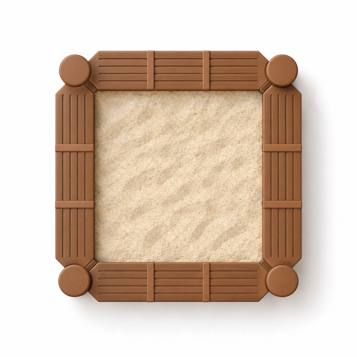 Sandkasten-Set S – 4 Elemente (Quadrat) – 60440_Sandkasten_Set_Illustration